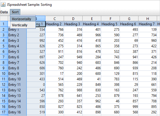 MindFusion.Spreadsheet for Java Swing（英語版） 商品画像