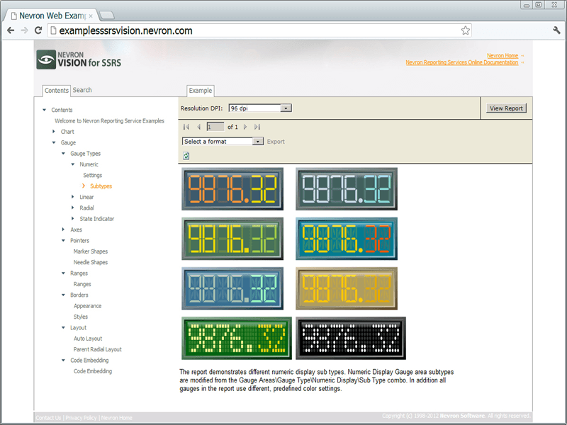 Nevron Gauge for SSRS（英語版） 商品画像
