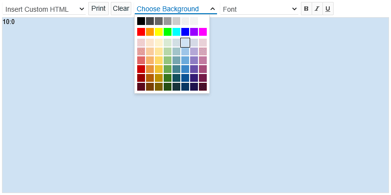 jQWidgets React Editor 商品画像