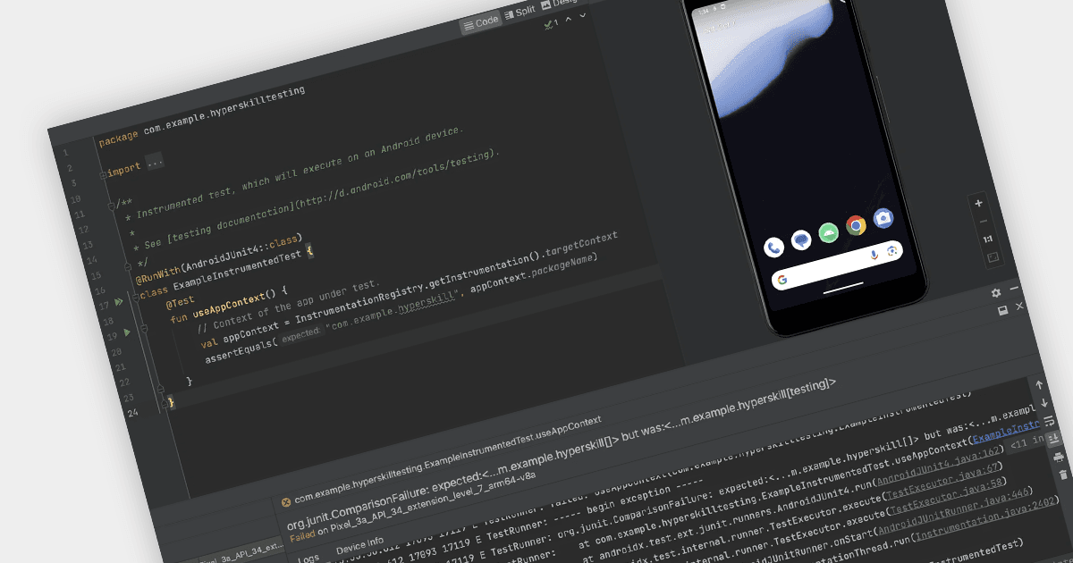 Android Studioでアプリをテストする方法の解説
