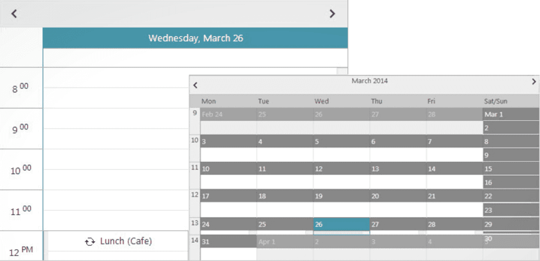 Infragistics Ultimate UI for ASP.NET Web Forms Schedule 商品画像
