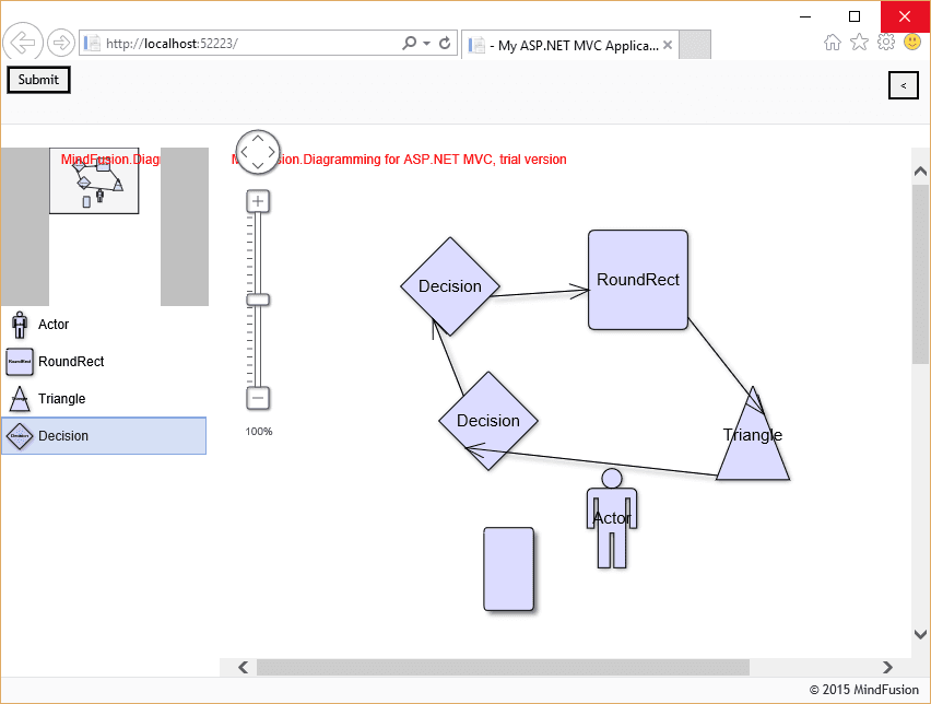 MindFusion.Diagramming for ASP.NET MVC（英語版） 商品画像