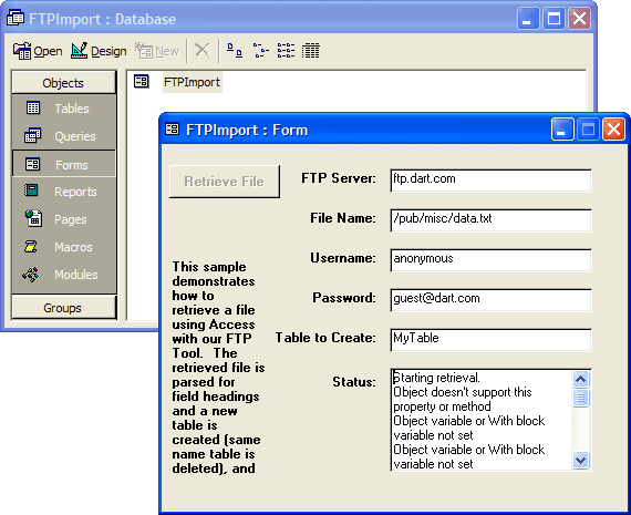 PowerTCP FTP for ActiveX （英語版） 商品画像