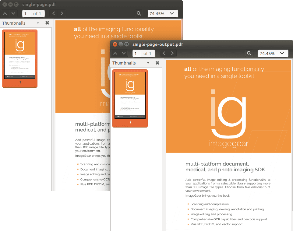 ImageGear for Java PDF がリリース