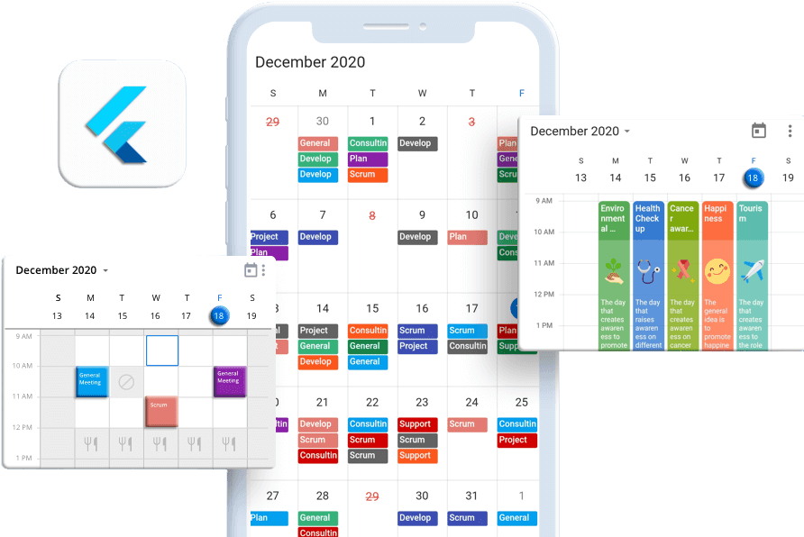 Syncfusion Flutter Calendar 商品画像