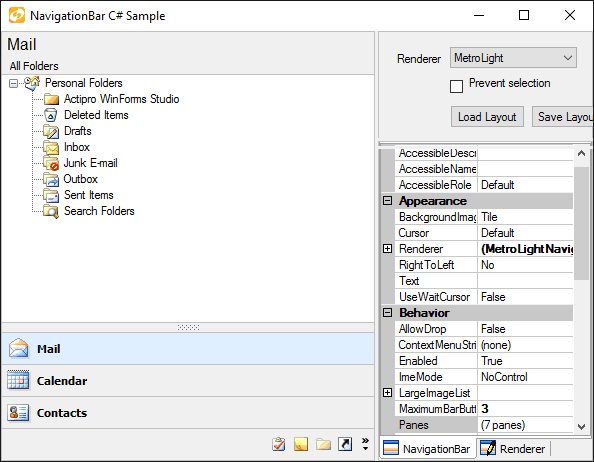 Actipro Navigation for WinForms（英語版） 商品画像