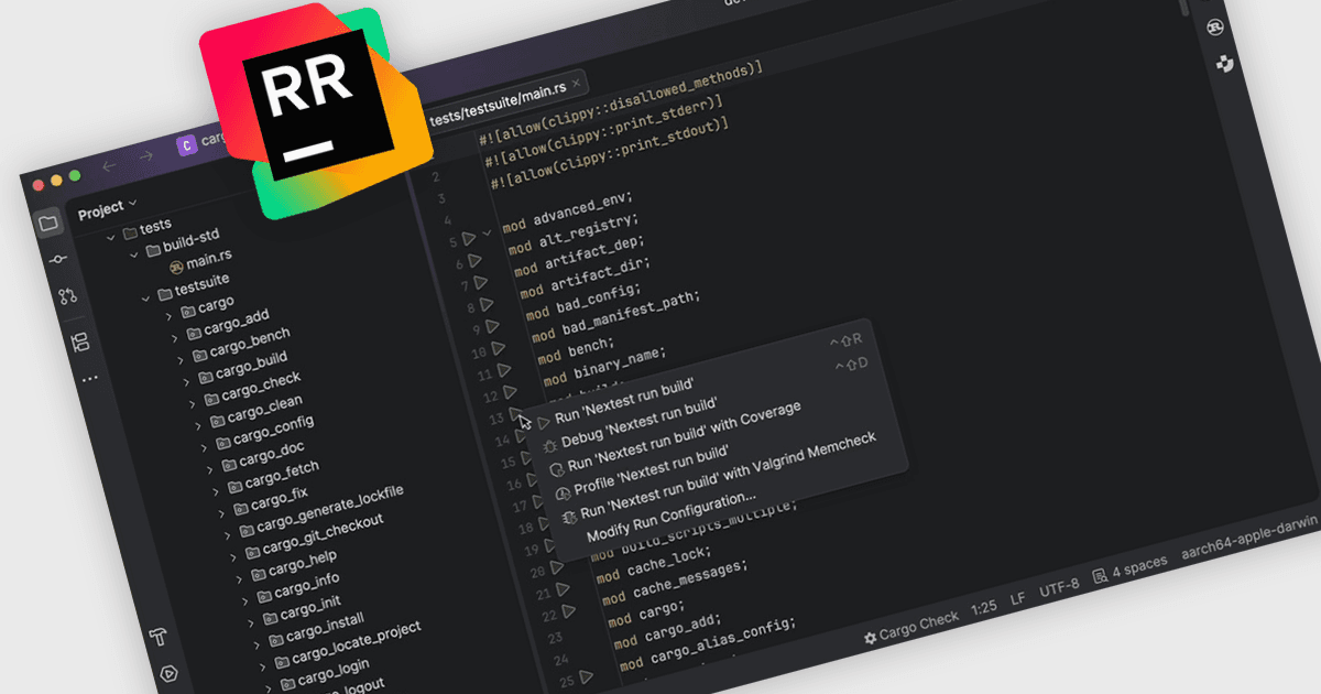 IDE内でのRustテスト実行を高速化