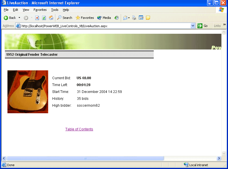 PowerWEB LiveControls for ASP.NET （英語版） 商品画像