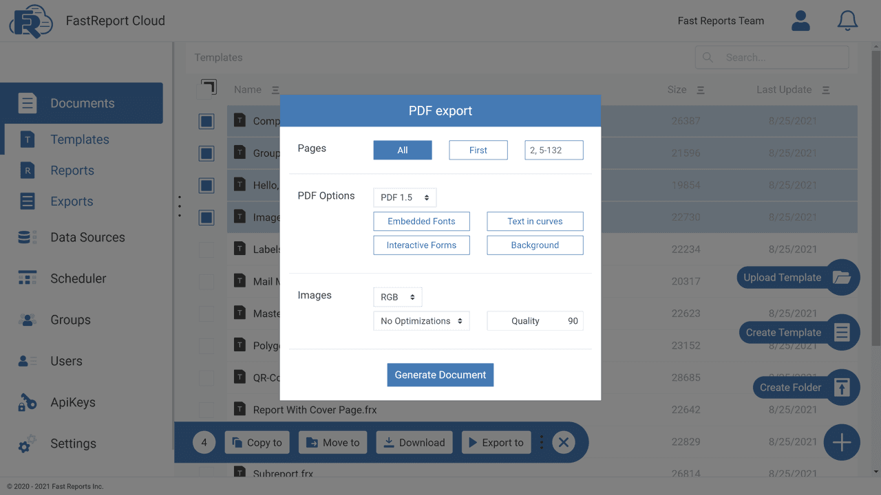 FastReport Cloud（英語版） 商品画像