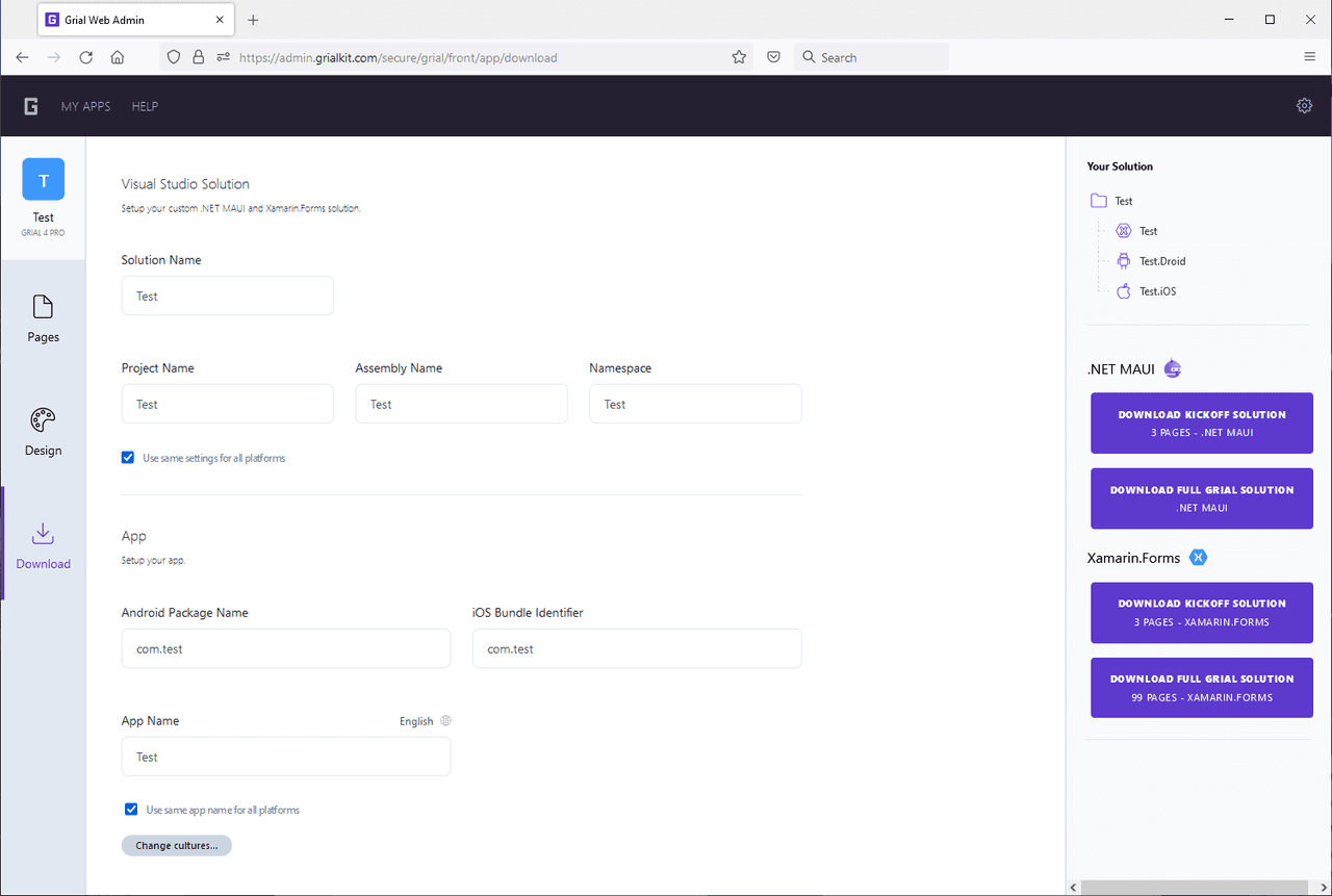 Grial UI Kit 商品画像