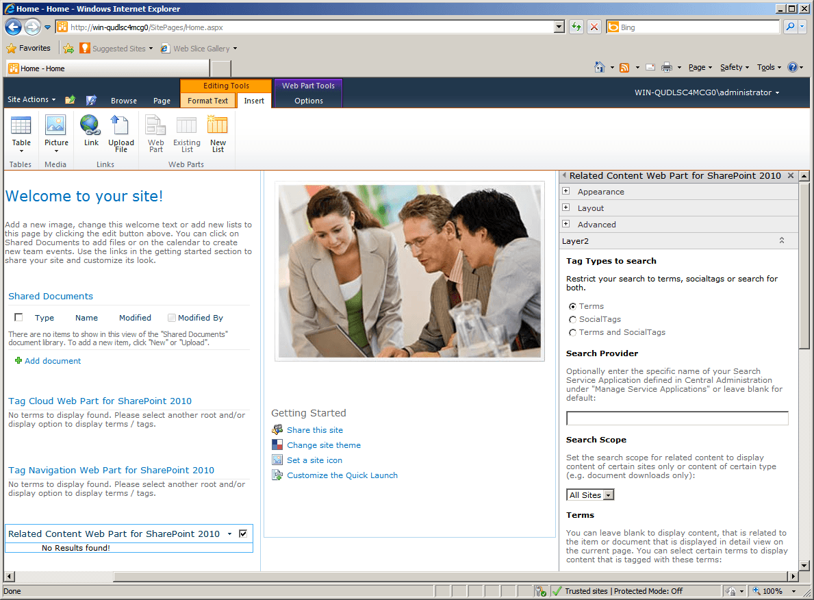 SharePoint コンテンツに簡単にタグ付け
