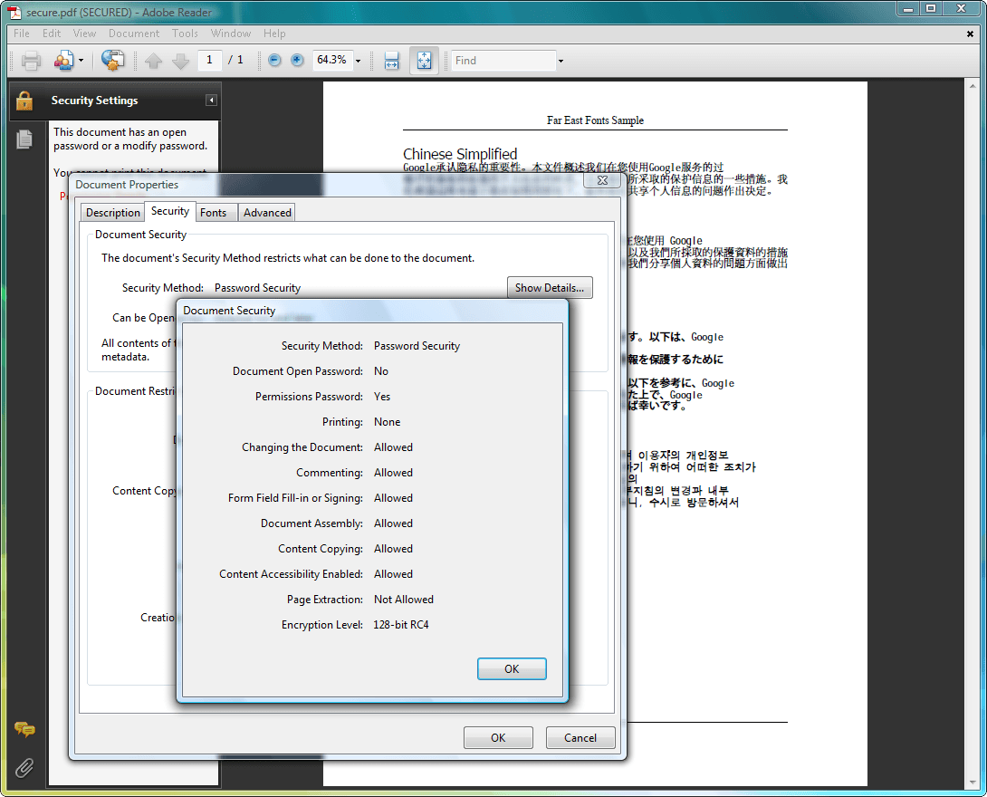 ExpertPDF Pdf Security が利用可能になりました