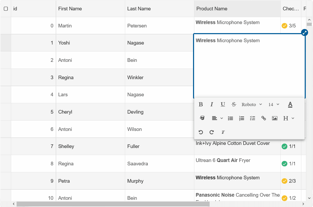 Smart UI Data Editors for JavaScript 商品画像