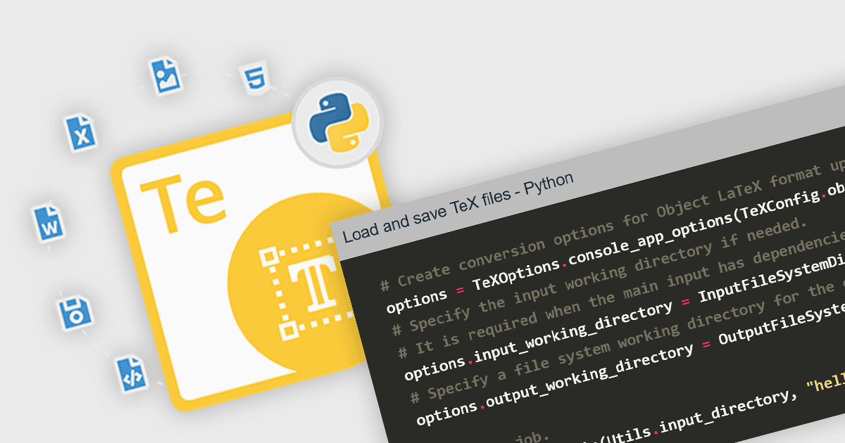 PythonアプリケーションでTeXワークフローを自動化