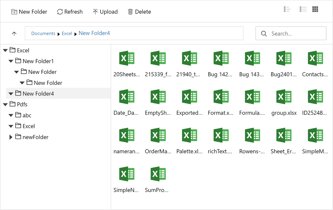 ComponentOne ASP.NET Core File Manager 商品画像