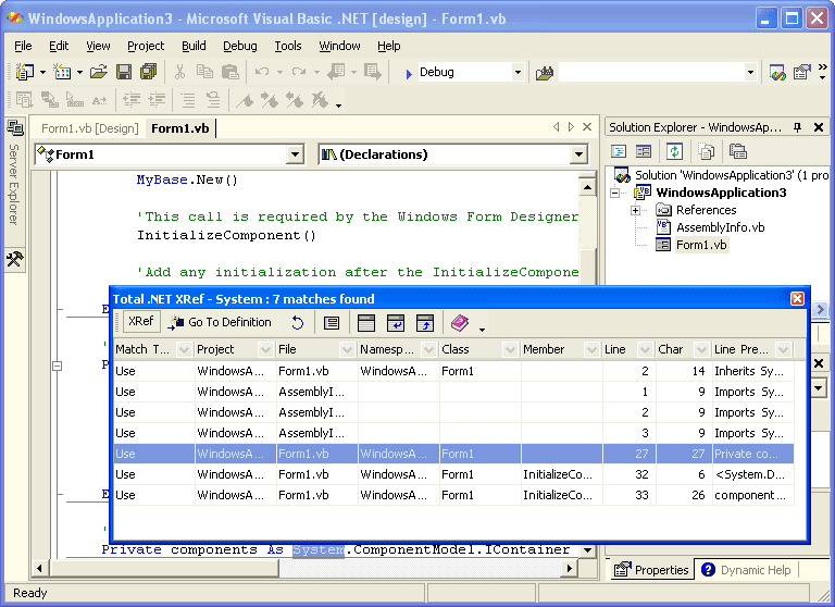 Total .NET Xref for Visual Studio 2002/2003 商品画像