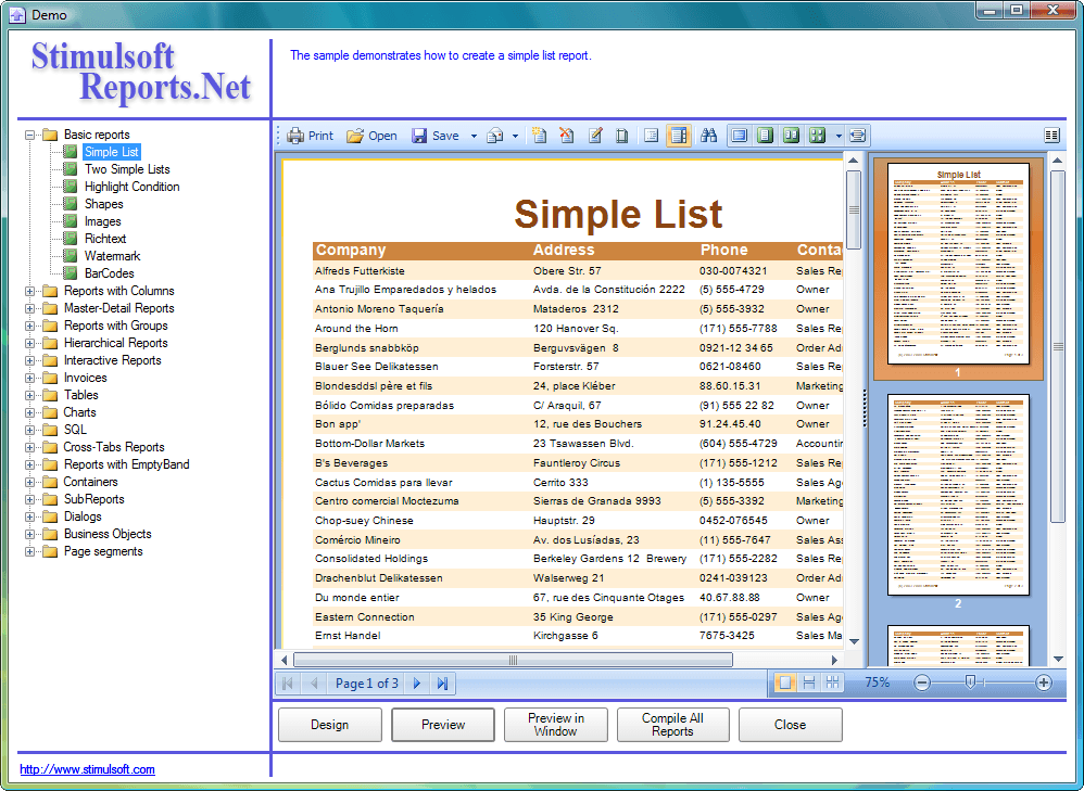 Stimulsoft が Reports.Ultimate をリリース