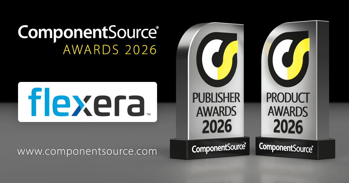 Flexera、3つのComponentSource賞を受賞