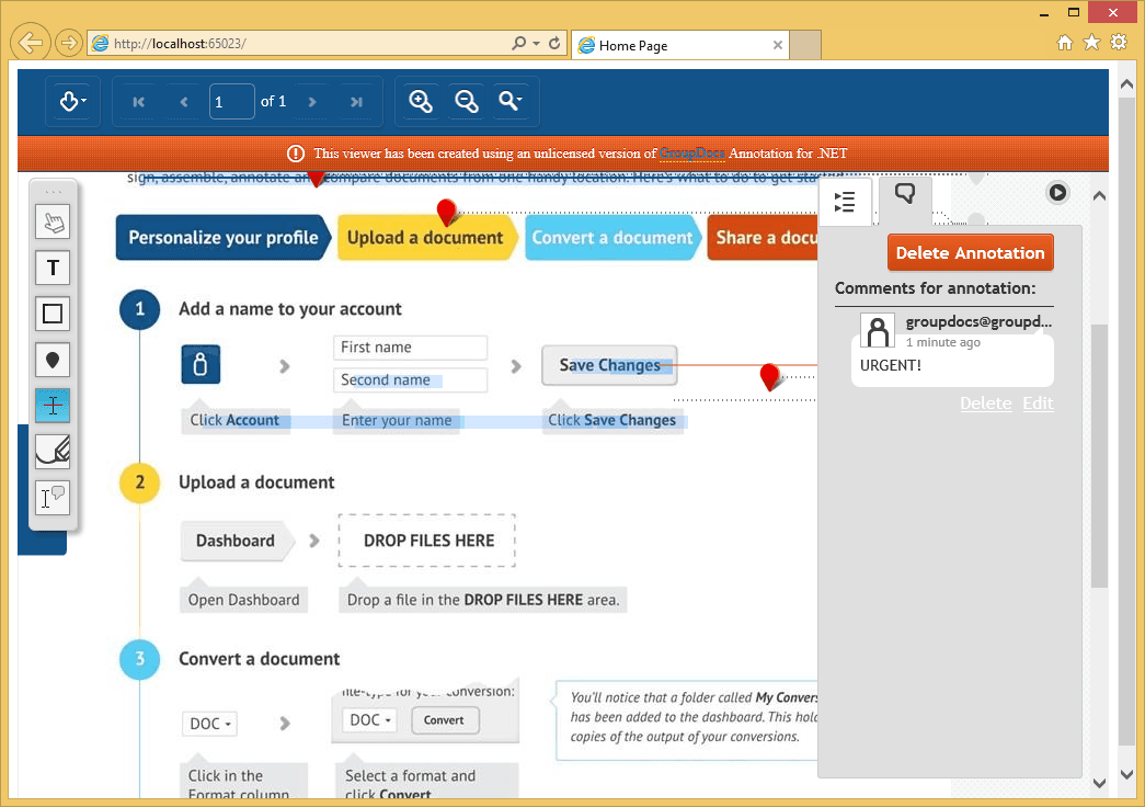 GroupDocs.Annotation for .NET がリリースされました