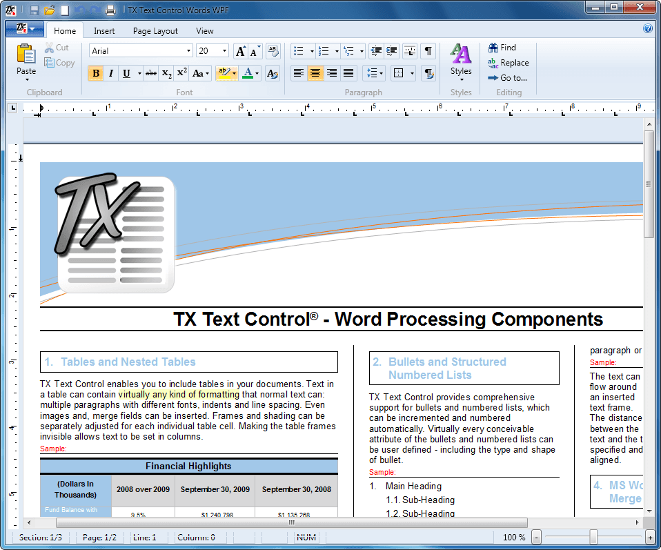WPF アプリにワードプロセッシングを追加