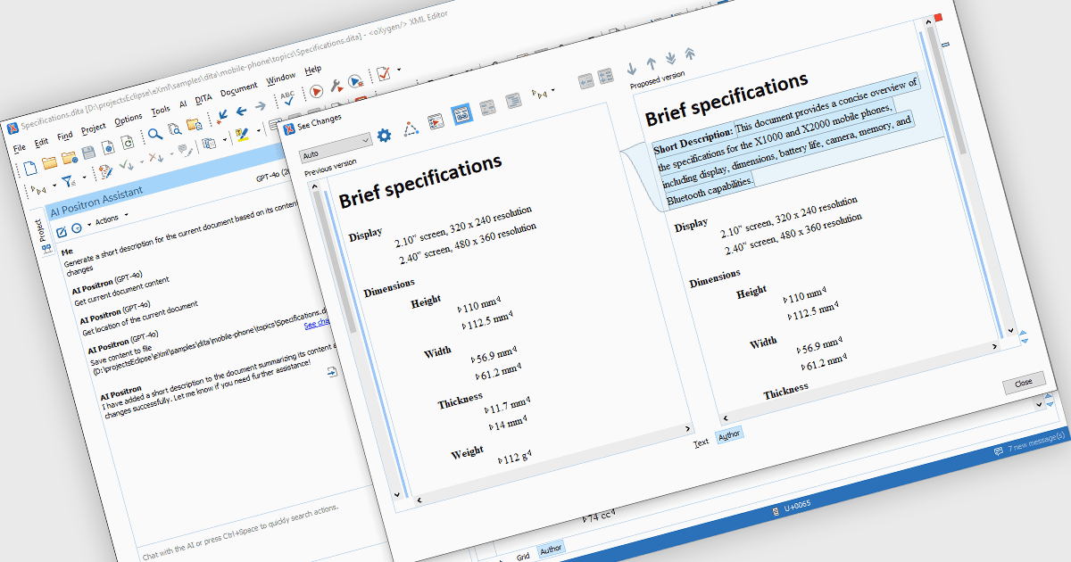 AIアシスタントでファイルを作成、更新、レビュー