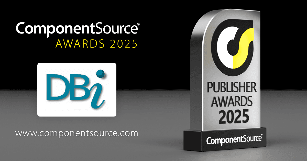DBI TechnologiesがComponentSourceの賞を受賞