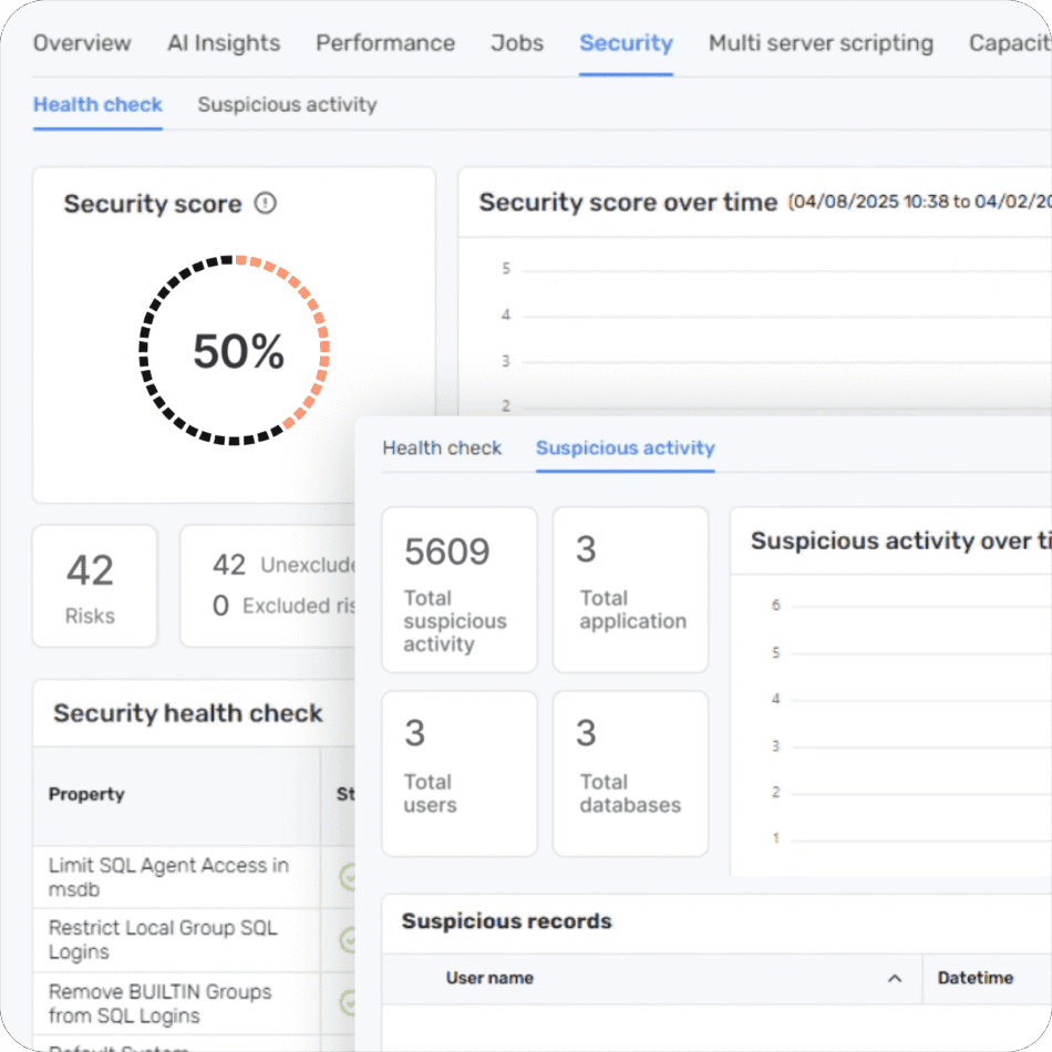 xMaster MSSQL Data Security、サーバーを保護し、インテリジェントな保護機能で常にデータを安全に保ちます。