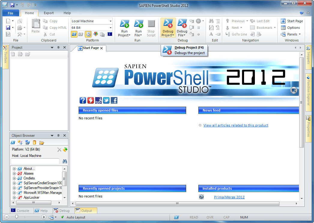 PowerShell Studio の提供開始