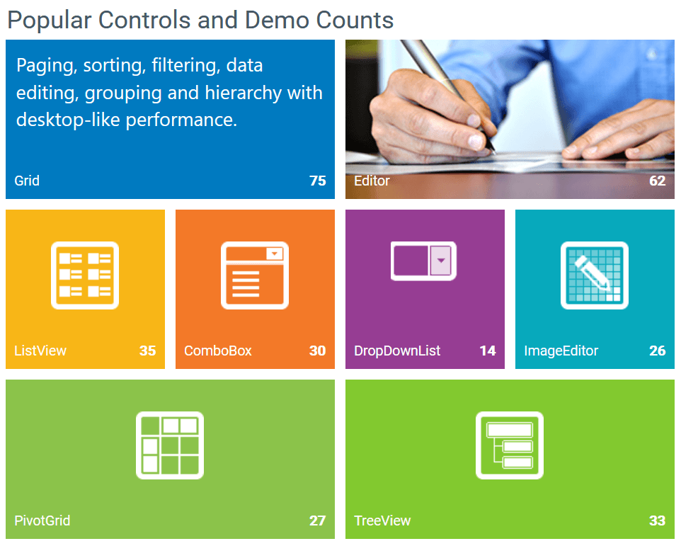 Telerik UI for ASP.NET AJAX UI Layout and Design Controls 商品画像 Telerik UI for ASP.NET AJAX UI Layout and Design Controls 商品画像
