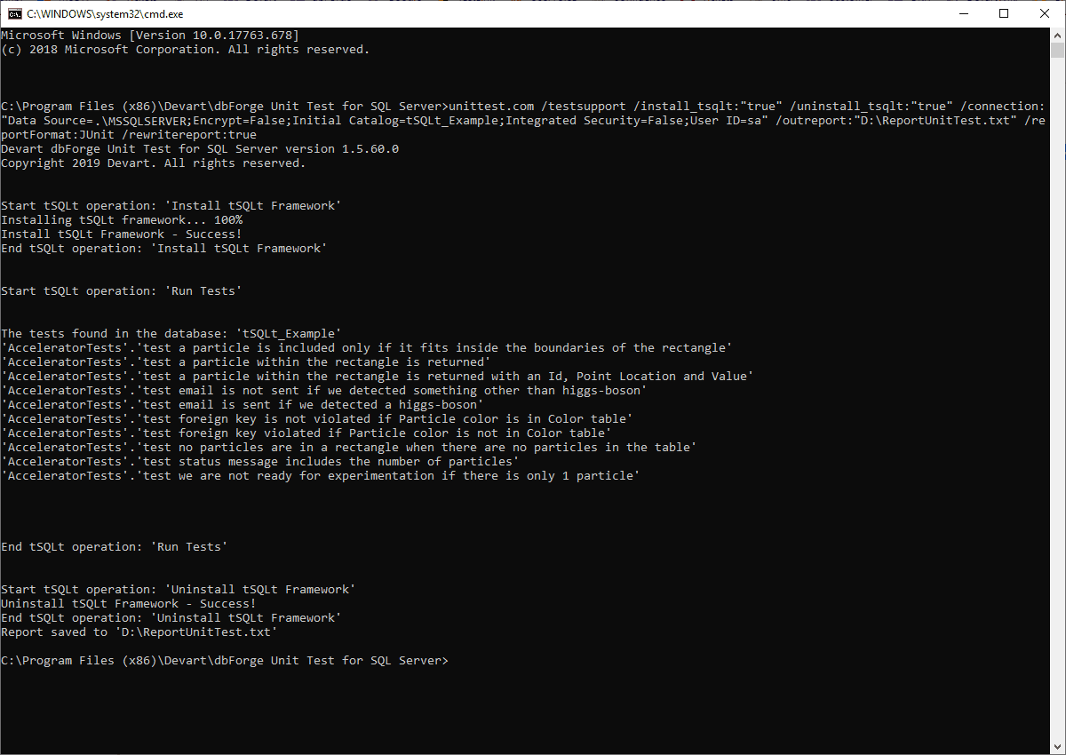 dbForge Unit Test（英語版） 商品画像