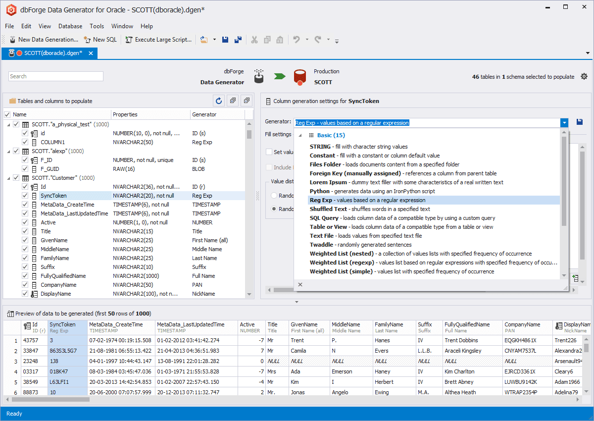 dbForge Data Generator 商品画像