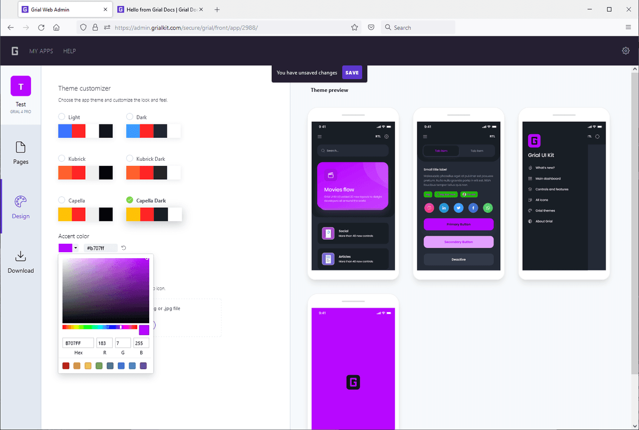 Grial UI Kit 商品画像