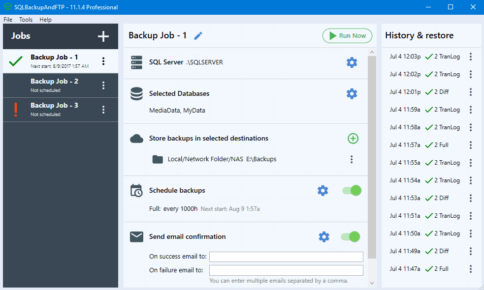 SQLBackupAndFTP（英語版）  商品画像