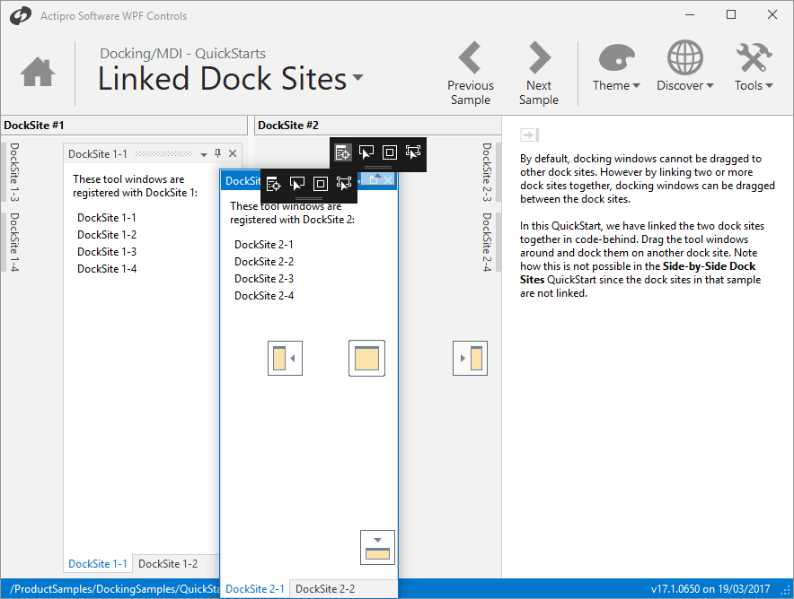 Actipro Docking & MDI for WPF（英語版） 商品画像
