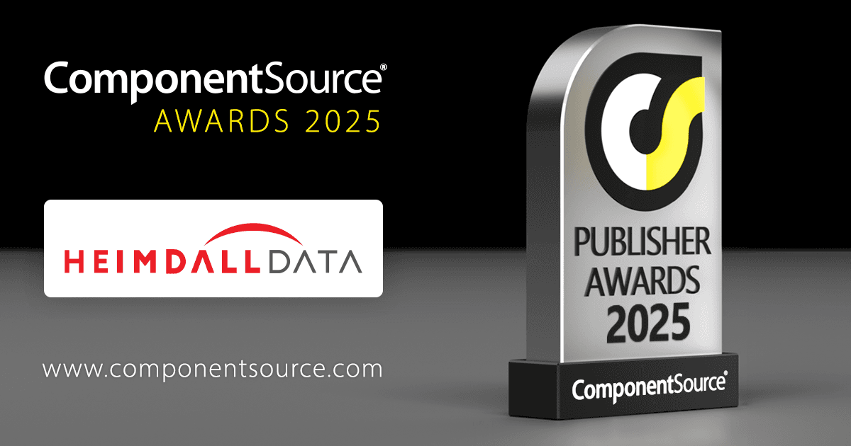 Heimdall DataがComponentSourceの賞を受賞