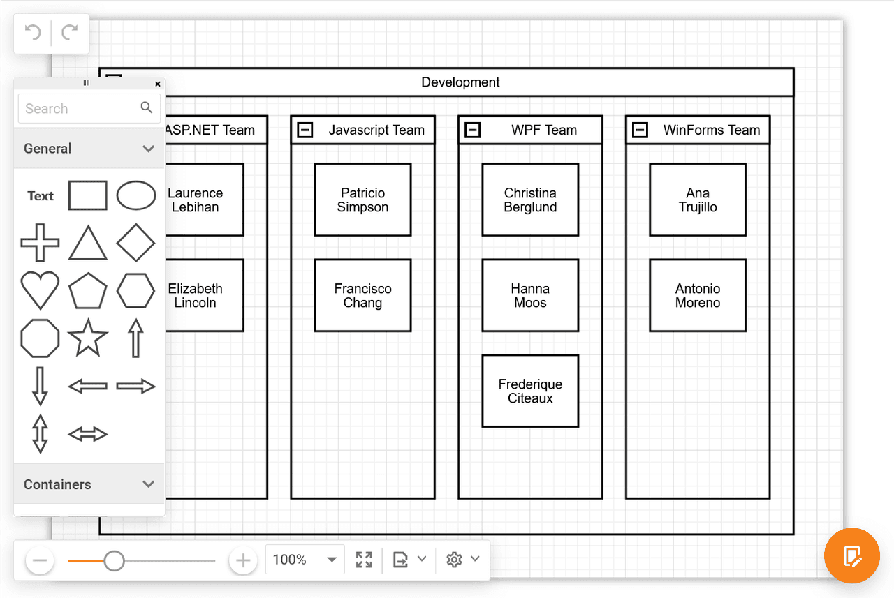 DevExpress ASP.NET Web Forms Diagram 商品画像 DevExpress ASP.NET Web Forms Diagram 商品画像