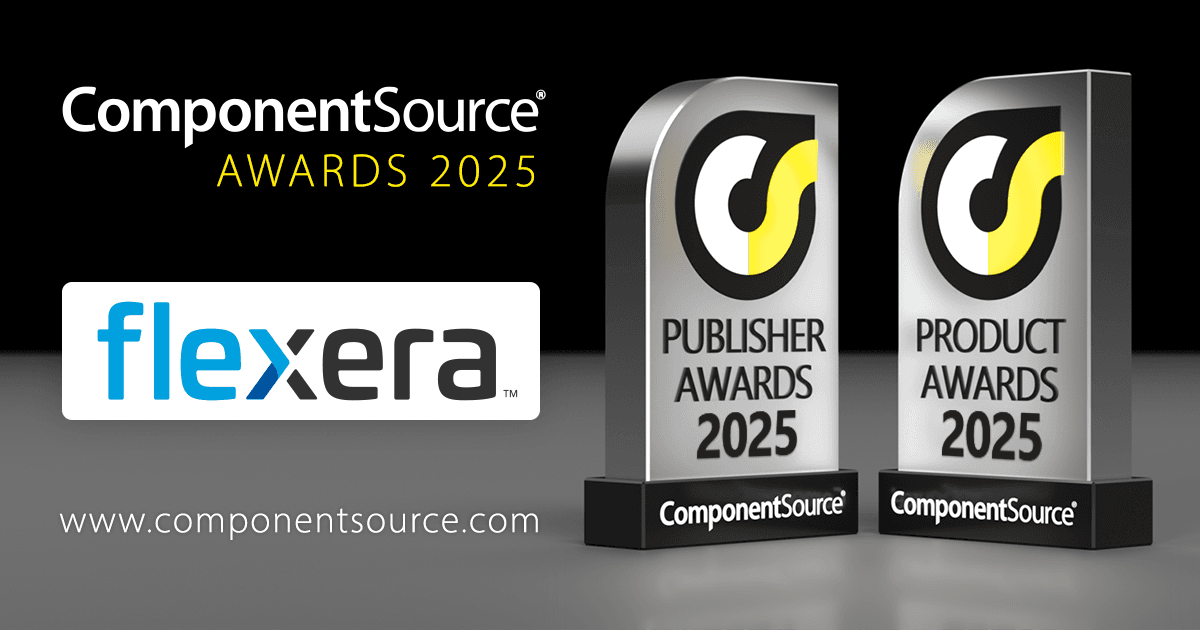 FlexeraがComponentSourceの賞を2つ受賞
