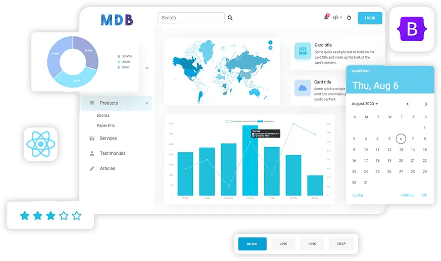 MDB Pro React 商品画像