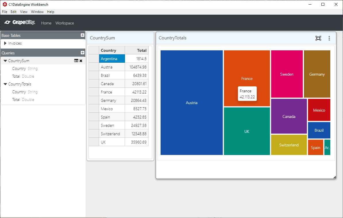 ComponentOne WPF DataEngine 商品画像