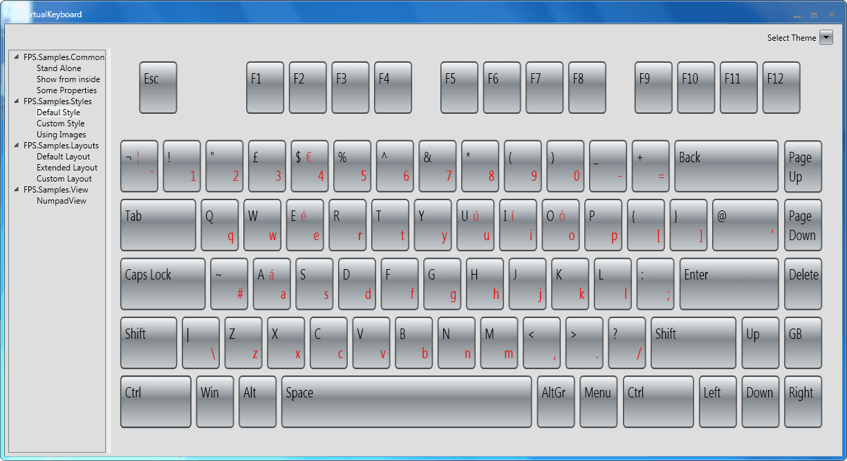 MindFusion.Virtual Keyboard for WPF（英語版） 商品画像