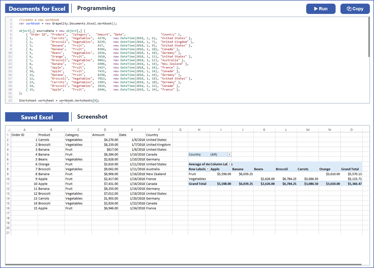 Document Solutions for Excel, .NET Edition（英語版） 商品画像