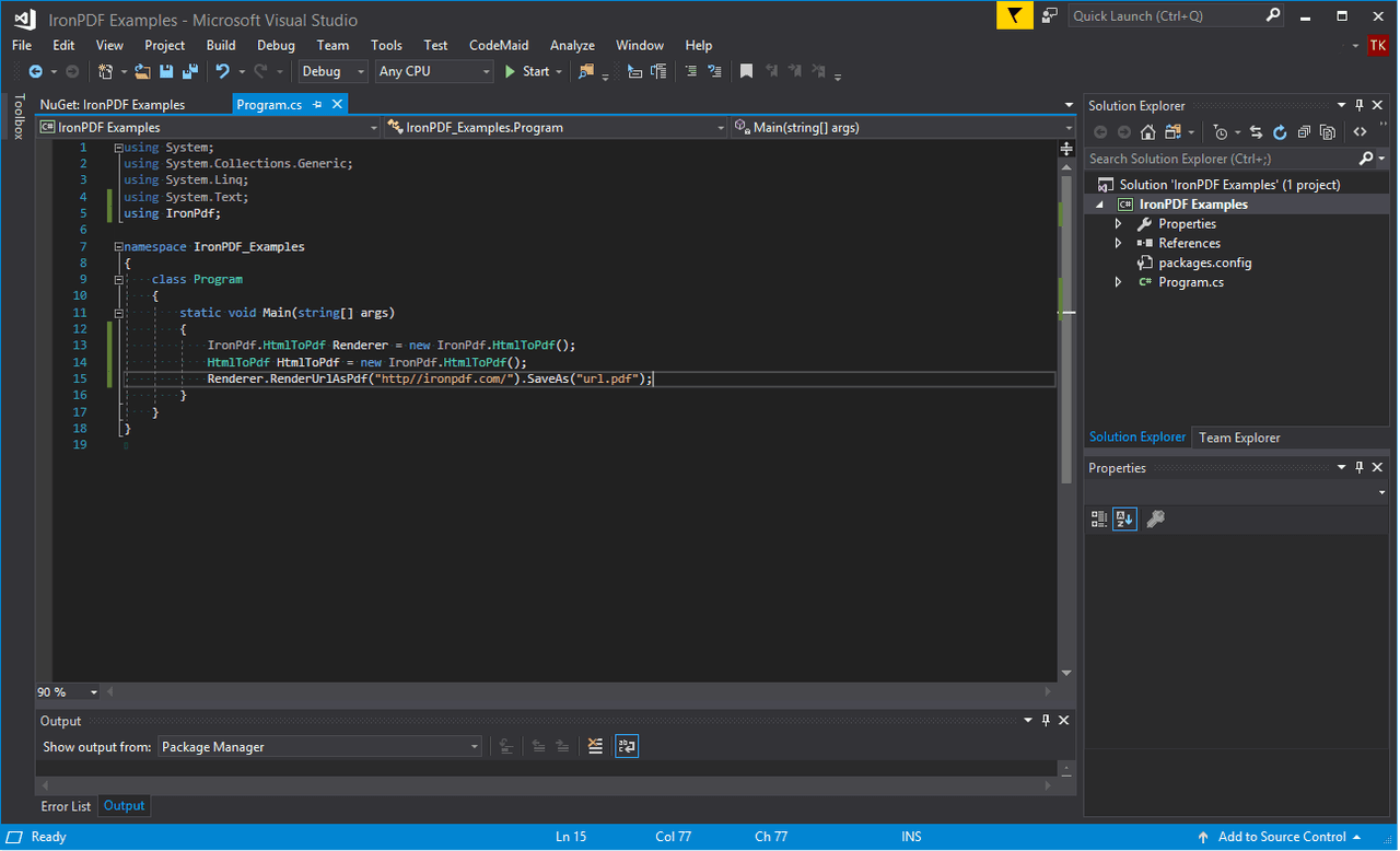 IronPDF for .NET（英語版） 商品画像
