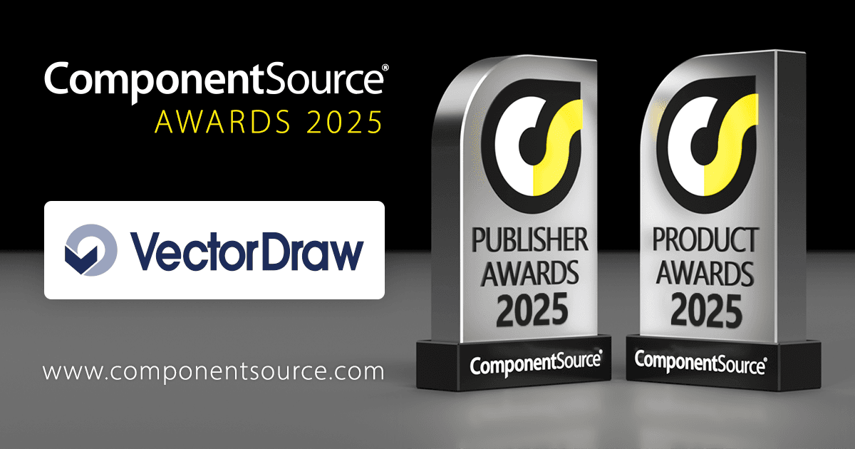 VectorDrawがComponentSourceの賞を2つ受賞