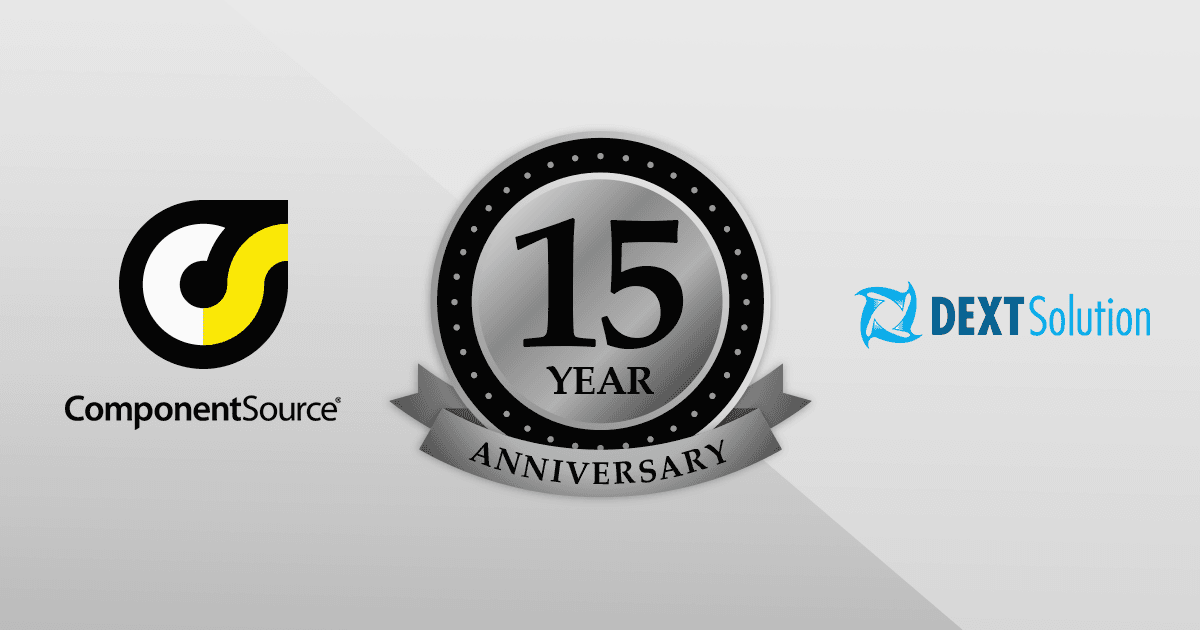 DEXTSolutionとのパートナーシップ15周年を祝賀