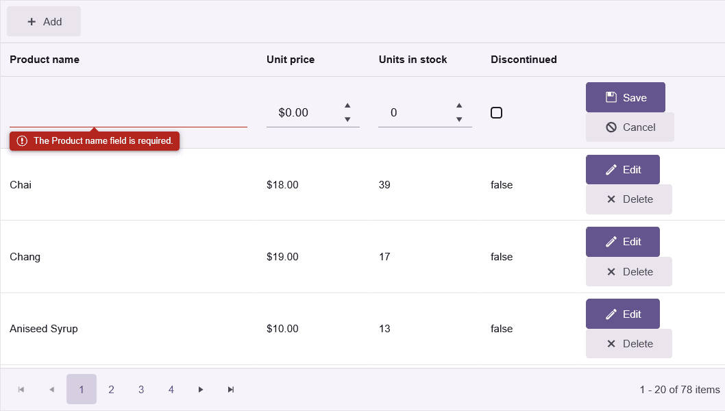 Telerik UI Blazor Data Editors 商品画像 Telerik UI Blazor Data Editors 商品画像