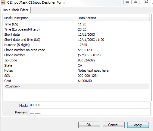 ComponentOne ASP.NET Web Forms UI Input Controls 商品画像