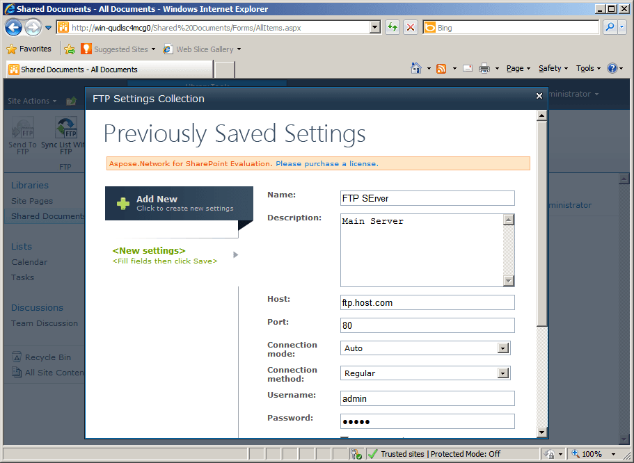 Aspose.Network for SharePoint をリリース