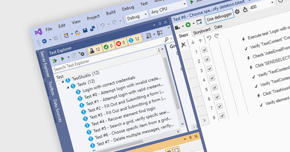 Visual Studio 2026テスト自動化を有効化