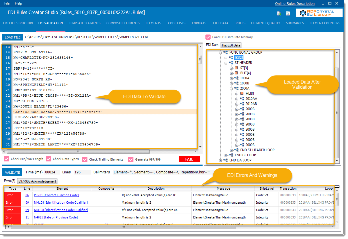 EDI Rules Creator Studio（英語版） 商品画像