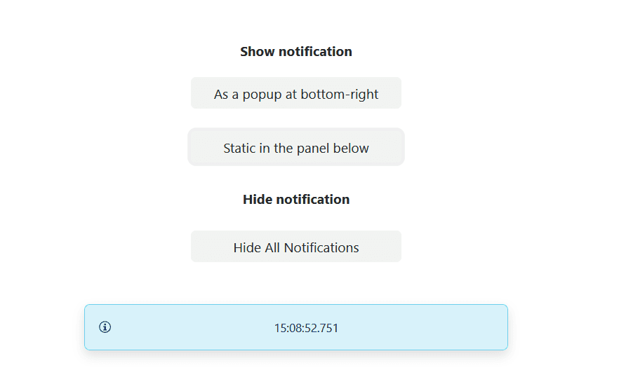 Telerik UI for ASP.NET Core UI Notification Controls 商品画像 Telerik UI for ASP.NET Core UI Notification Controls 商品画像